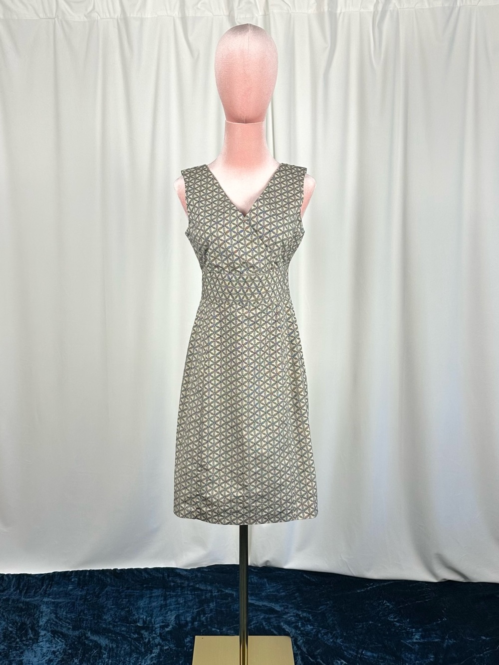 Y2K GAP Stretch Geometric Printed Dress | 2004 | Size 2 XS
